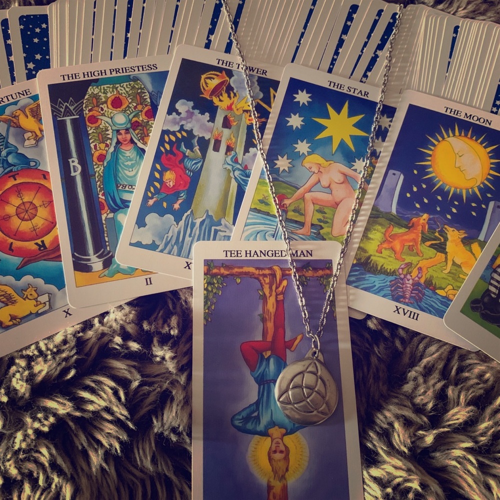 Esoteric Necklace & Tarot Deck